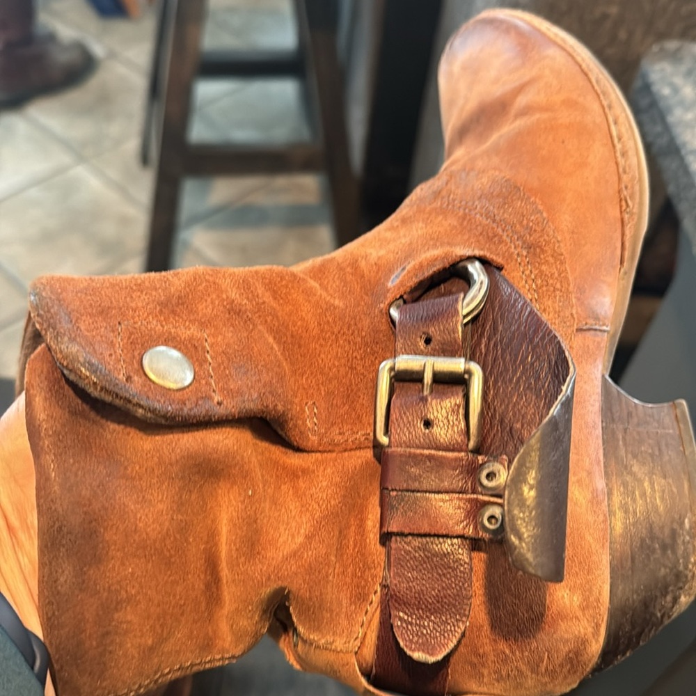 Miz Mooz distressed leather boots - Picture 4 of 6